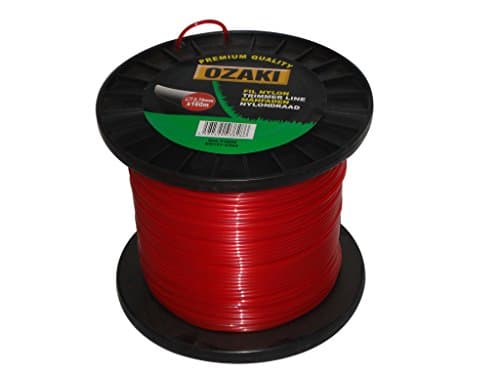 Greenstar 3831 Bobine fil nylon rond Ozaki 260 m x ø 2,00 mm, Rouge