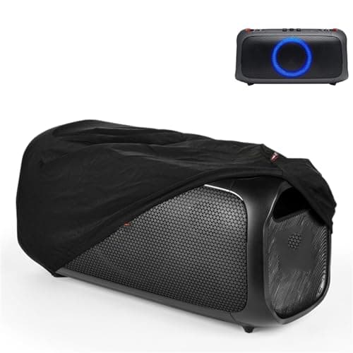 XBERSTAR Housse de protection anti-poussière en lycra pour enceinte JBL Partybox On The Go (noir)