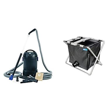 Oase 50529 PondoVac Classic Aspirateur de Bassin & Hozelock Panier d’aspirateur pour Bassin, Argent/Noir, 40 x 25 x 15 cm