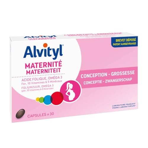 Alvityl - Conception Grossesse - Femmes enceintes et allaitantes - Complément Alimentaire - Acide folique 400 μg - 30 capsules