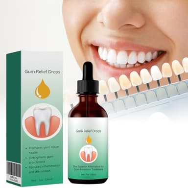 Gouttes de Repousse des Gencives,Gel Régénérant Gencives,Restauration des Gencives,DentiZen Gum Regrowth Drops,Rejuvenate Your Gums with Ease,Soins Buccaux,Gouttes de Réparation Des Gencives