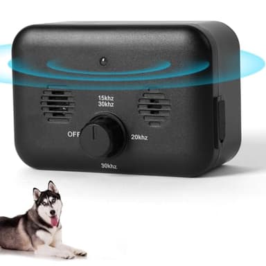 Adiwo Anti Aboiement pour Chien,Anti Aboiement Chien Ultrason,3 Réglable Fréquence Ultrasons Dispositifs Anti-aboiements,10m Rechargeable Dispositif Dissuasion,Étanche IPX4 pour Petit et Grands Chiens