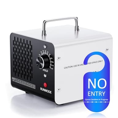 Olubfdh Générateur d'Ozone Domestique 30000 mg/h, Machine à Ozone pour Purification de l'Air et Élimination des Odeurs Dispositif d'Ozone Portable O3 pour Bureau, Salle de Voiture, Maison, Bain