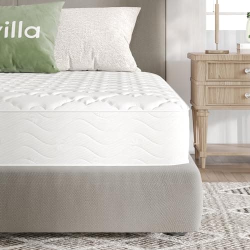 Novilla Matelas 90x190, 20 cm, Matelas à Ressorts Ensachés Indépendant, Matelas de Lit d'Adulte et d'enfant, Confort 3 Zone, Matelas 1 Personne, Isolation du Mouvement, Mi-Ferme, Soutien Parfait