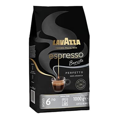 LAVAZZA - Café Espresso Barista Perfetto - Café Grain Lavazza - 100 % Arabica - Café Grain Italien - Intensité 6 - Paquet de 1 kg
