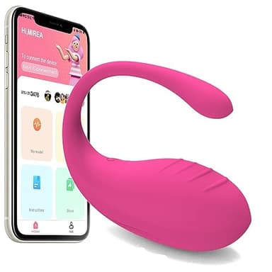 Œuf 𝐕Ibrant Oeuf Vibrant Connecté Telephone App Mini Culotte Vibrante Femme Télécommande,Vibromasseurs Feminin à Distance,7 Modes de Vibration Personnalisés
