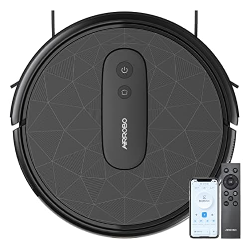 AIRROBO P20 Aspirateur Robot, 2800Pa Puissance d'Aspiration, 120 Mins d'Autonomie, Robot Aspirateur Intelligente Connecté WiFi/App, Silencieux Idéal pour Poils d'animaux, Cheveux, Poussière