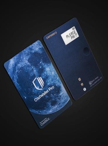 CoolWallet Pro - Portefeuille matériel pour Les utilisateurs de cryptos avertis - Gérez Facilement BTC, ETH, USDT, XRP, LTC, Tous Les jetons ERC20 et Autres TRX, Dot, Atom, Tous Les jetons TRC20