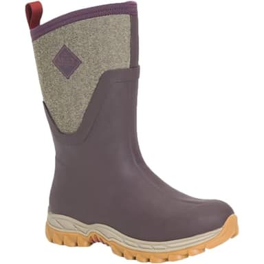 Muck Boots Femme Arctic Sport Mid Botte de Pluie, Rouge, 42 EU