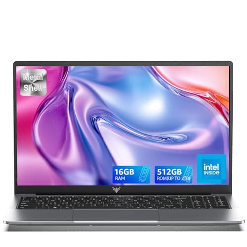 ACEMAGIC Ordinateur Portable, boîtier en métal,17.3 Pouces FHD, 16 Go DDR4 512 Go SSD Notebook, in-tel Quad-Core N97