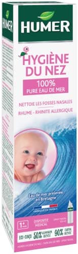Humer - Spray Hygiène du nez Nourrissons/Enfants - 100% eau de mer - Excellente tolérance - 150ml