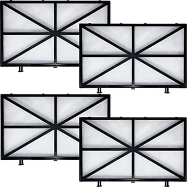 Poweka 9991433-R4 Cartouches de Filtre de Rechange Compatibles avec Dolphin Robot Nettoyeur Piscine M200, M400, M500, Wave 65, Wave 90, Oasis Z5, Nautilus Plus et Nautilus CC Plus (4 Pièces)