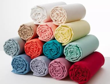 Lot de 5 Draps Housses 100% Coton - Envoi Aléatoire (160 X 200 cm)