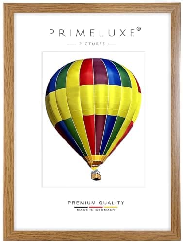 PrimeLuxe Cadre photo en bois 50 x 150 cm (Dimension de l'image) en Chêne rustique | Couleur et taille sélectionnables | pour affiches | Puzzle | collage de photos