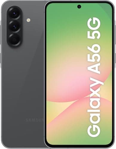 SAMSUNG (A566 Galaxy A56 Dual 5G 128 Go 8 Go RAM (Graphite) Gris