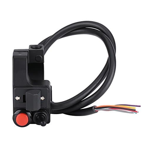 Interrupteur Pour Guidon de moto, keenso Universel Moto Guidon Commutateur/Phare/Clignotant pour Guidon 7/8" 22mm