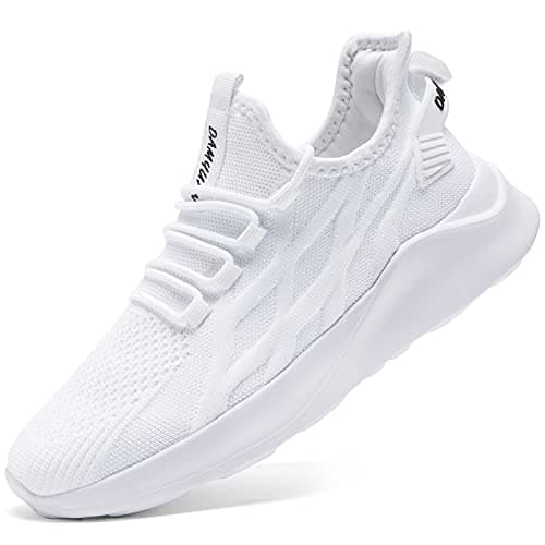 Oltyutc Basket Femme Running Sneakers Confort Sports Chaussures Fitness Tennis Basket Femme Blanc EU 40