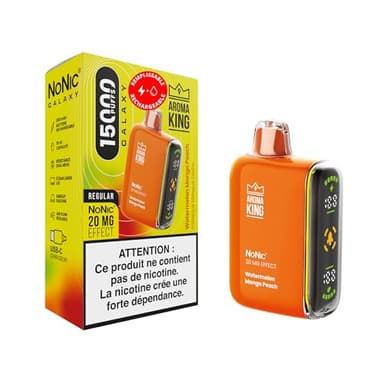 Aroma King New Nonic Galaxy 15000 Bouffées Saveur Mangue Pastèque Pêche 20Mg Effect