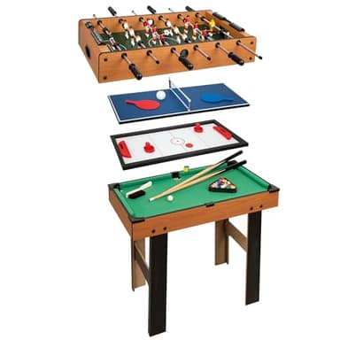 COLORBABY Table multijeux 4 en 1 avec pieds 85328 - Version Espagnole