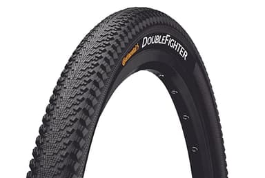 Continental Doublefighter III Bicycle Tire Unisex-Adult, Black, 28", 700 x 35C