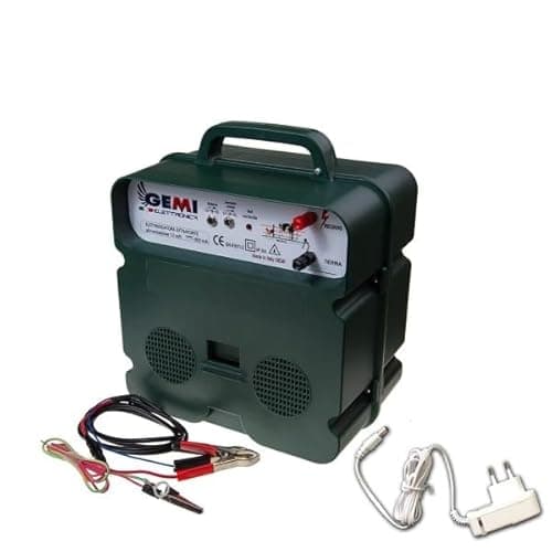 ELECTRIFICATEUR De Clôture Électrique 5 Km Double Alimentation 12V / 220V Clôture Électrifiée B/12 Extrafort Pour Animaux Chevaux Chiens Sangliers Vaches Porcs Poules Gemi Elettronica