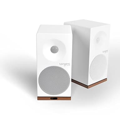 Tangent Spectrum X5BT Phono 50W Blanc haut-parleur - Hauts-parleurs (2-voies, Avec fil &sans fil, 3,5mm/Bluetooth, 50 W, 60 - 20000 Hz, Blanc)