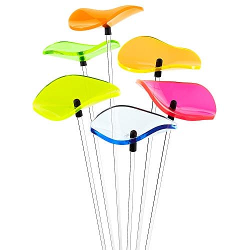cazador-del-sol Lucille Rainbow Lot de 6 disques ondulés Longueur 43,2 cm