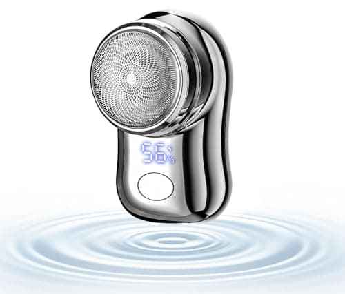 Mini Rasoir Électrique, Rasage Électrique de Poche,Utilisation humide et Sèche USB Rechargeable Rasoir de Poche Portable pour Maison, Bureau, Affaires Voyage
