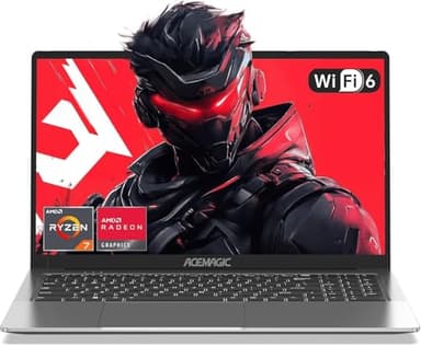 ACEMAGIC 16,1'' Ordinateur Portable AMD avec Boîtier en Métal Ryzen 7 5700U(8C/16T,4,3GHz) Clavier Rétroéclairage PC Portables 16Go Ram Sodimm DDR4x2,512Go M.2 SSD,WiFi 6,BT5.2,Type C