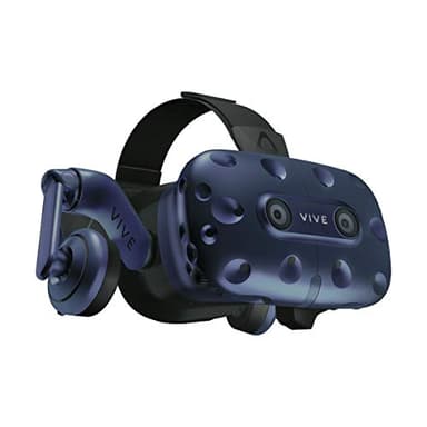 HTC VIVE Pro (2018) - Réalité Virtuelle - Bleu - Compatible PC Windows - Contrôles Inclus - Résolution 2880 x 1600