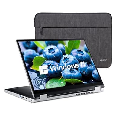 Acer Aspire 3 Spin 14" portable convertible, écran tactile WUXGA 1920 x 1200 IPS, portable 2 en 1 avec écran tactile, Intel Core i3-N305 8 Go LPDDR5 RAM 256 Go SSD, Wi-Fi 6, Windows