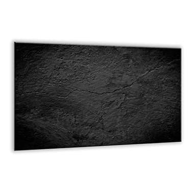 Couvercle de protection en céramique pour plaque à induction 80 cm x 52 cm | Crédence murale de cuisine | Grande planche à découper | Panneau universel en verre trempé | Protection de plan de travail