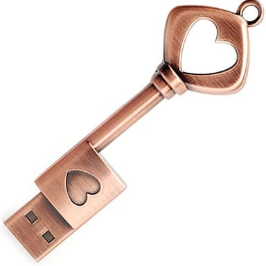 BORLTER CLAMP Clé USB 32 Go, BorlterClamp Clef USB en Forme de Clé Rétro Métal Mémoire Stick USB 2.0 Pen Drive