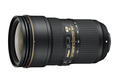 Nikon Objectif Nikkor AF-S 24-70 mm, F / 2.8E ED VR, Noir [Carte Nital: 4 ans de Garantie]