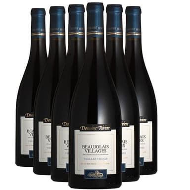 Beaujolais Vieilles Vignes - Rouge 2019 - Domaine Rivière - Vin Rouge du Beaujolais (6x75cl) HVE