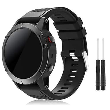 TOPsic Bracelet Fenix 5/Fenix 5 Plus, Bracelet de Montre 22mm Bande Remplacement en Silicone pour Fenix 5/5 Plus/Fenix 6/6 Pro/Fenix 7/Fenix 7 Solar/Approach S60/Quatix 5/Forerunner 935/945/Instinct