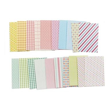 KEQAR 20 Pcs Set d'Autocollants Colorés pour Films Instax Mini 7S/8/25/50S/90 Appareil Photo Instantané (B)