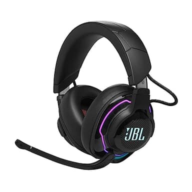 JBL Quantum 910 Casque de Gaming sans Fil avec Réduction de Bruit Active et Bluetooth, Batterie qui se Recharge en Cours d’Utilisation et Micro-tige, en Noir