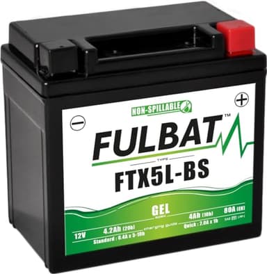 FULBAT BATTERIE MOTO FULBAT GEL FTX5L-BS / YTX5L-BS 12V 4,2AH 80A