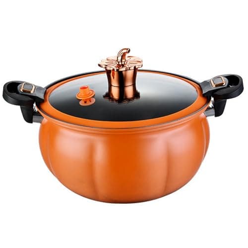 Mini autocuiseur à pression, casserole 8L, casserole de pression de chauffage rapide avec poignées de verrouillage, Stockpot antiadhésif avec couvercle pour gaz, induction, poêles électriques Pothot