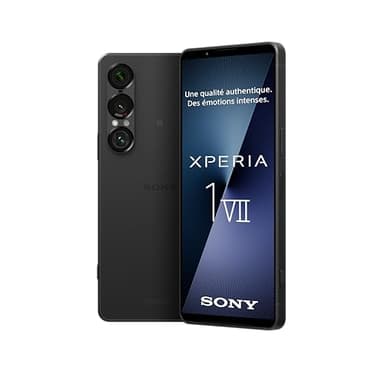 Sony Xperia 1 VII -6,5" 19,5:9 FHD+ HDR OLED 120 Hz, Triple Objectif Ultra Grand Angle, Audio 3,5 mm, Android 15, IP65/68, Double SIM - Noir