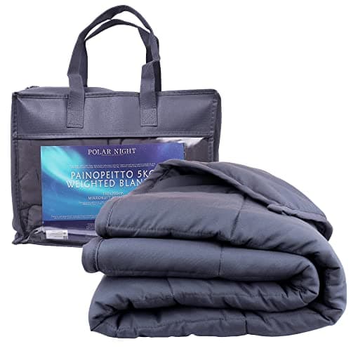 Polar Night Couverture lestée pour Adultes - Couverture Lourde avec Perles de Verre, Microfibre, Norme Oeko-TEX® 100-150 x 200 cm, 5-13kg (5)