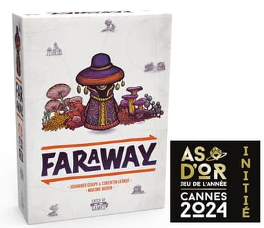 Catch Up Games Faraway - Jeu de société - 10 Ans et Plus - As d'or Jeu de l'année initée 2024-2 à 6 Joueurs - stratégique et Tactique - idéal Entre Amis - Blackrock Games