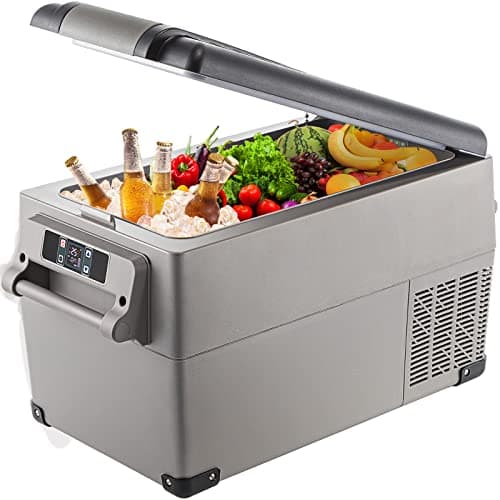 VEVOR Réfrigérateur thermique portable 35 L pour voiture réfrigérateur portable électrique de voyage pour voiture mini réfrigérateur pour voiture mini réfrigérateur pour boissons avec LCD