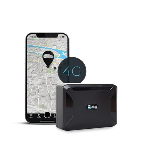 Salind 11 4G- Tracker GPS pour Voitures, Motos, camions- Aimant intégré pour Un Placement Fixe et sécurisé- Longue durée de Vie de la Batterie- Tracker GPS avec Suivi en Temps réel