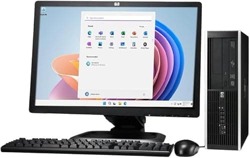 Générique Ordinateur de Bureau, i5, 16 Go RAM, 1000 Go Disque Dur, Windows 11 Pro, Wi-FI, Moniteur LCD 22 Pouces, Clavier et Souris, Certifié Remis à Neuf, Open Office 2024,(Reconditionné)