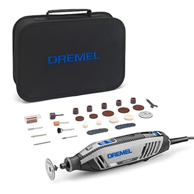 Dremel 4250 Outil Rotatif Multifonction 175W avec 35 Accessoires Vitesse Variable 5000-35000 tr/min pour Découper, Poncer, Percer, Nettoyer, Sculpter, Polir, Graver, Meuler, Défoncer-Multicolore