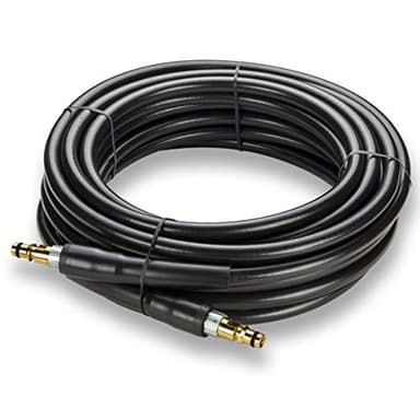 Tuyau pour Nettoyeur Haute Pression Karcher K2 K3 K4 K5 K6 K7-15m - Flexible Quick Connect avec Embouts en Laiton KNOFER