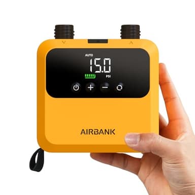Mini Pompe à Paddle Airbank Pulse Pro, Petite Pompe électrique Portable Rechargeable pour Sup, Moteur sans balais, Pression maximale 20 psi, gonflage Rapide pour Kayak, gonflables, Bateaux (Orange)