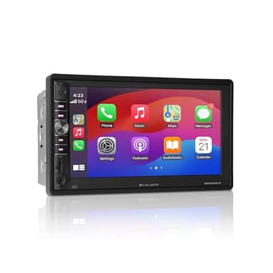 Caliber Autoradio Bluetooth, CarPlay Voiture, 7" Pouces Tactile, Dab+, 2 DIN, Connexion pour la Caméra de Recul, Apple CarPlay, Autoradio Carplay, Car Play Voiture, 4 x 100 Watts (RMD901DAB-CP)